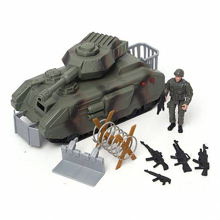 Игровой набор – Военные,  танк с аксессуарами или самолет 